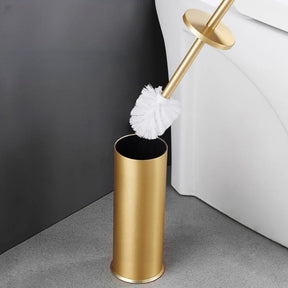 Escova Sanitária para Banheiro com Suporte Alumínio Premium Coralar